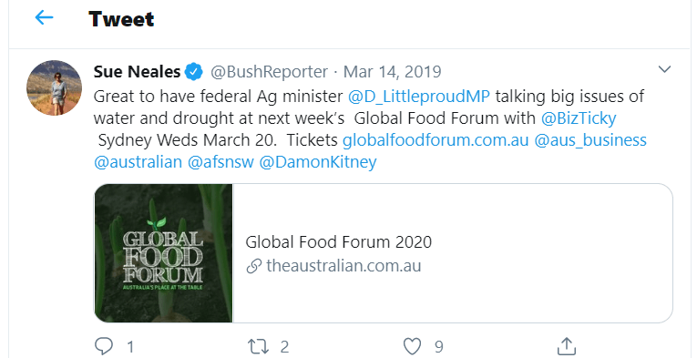 Tweet From Sue